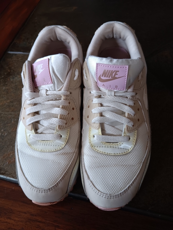 Nike Shoes - Nike Air Women's Sneakers - Cream with Pink Accents